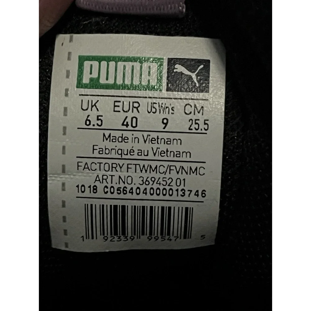 PUMA THUNDER River Droite Sneakers Shoes Womens‎ 9 Gray Low Top 369452-01 READ